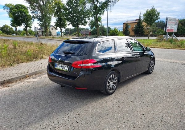 Peugeot 308 cena 39900 przebieg: 169900, rok produkcji 2017 z Przasnysz małe 254